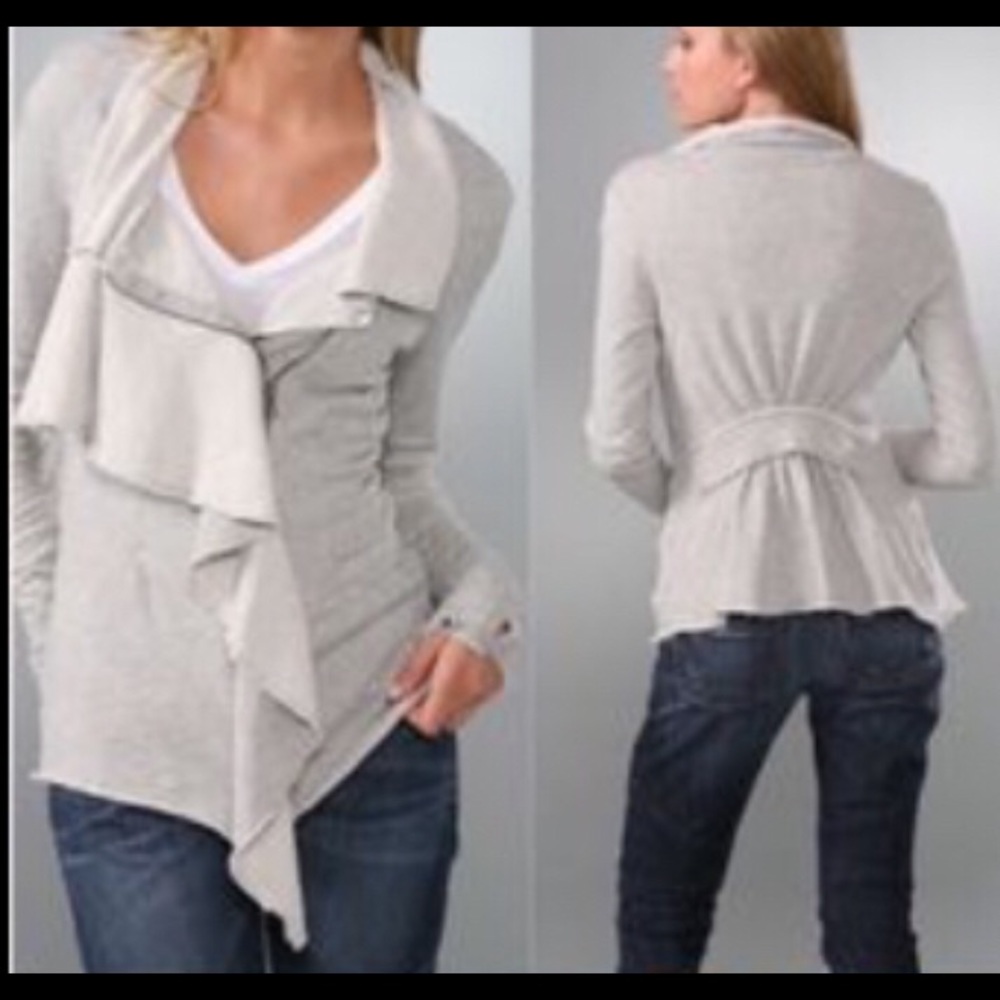 Free people white Ebb and flow whistle jacket